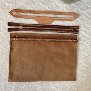 Authentic Louis Vuitton replacement zipper pocket
